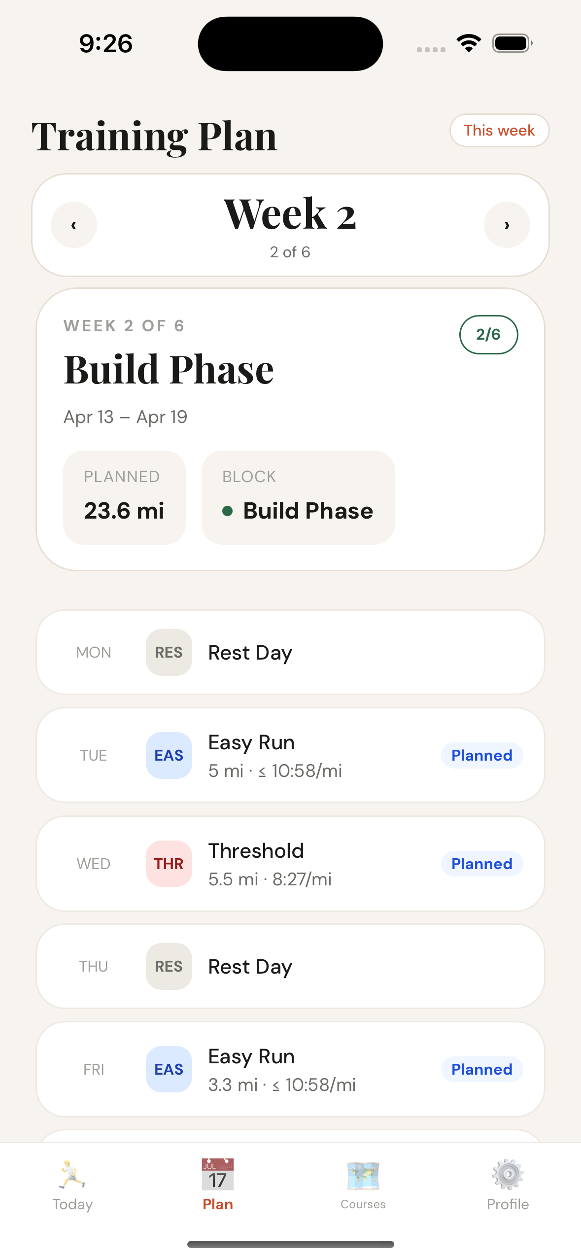 Paceon screenshot 2